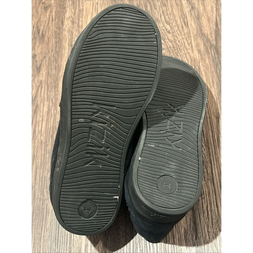 Kizik Shoes Irvine Men's 8.5 W's 10 HandsFree Black Slip On Casual Sneakers Shoe